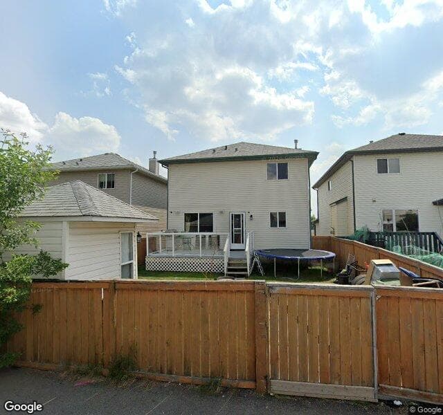 Street view of 7820 Laguna Way NE, Calgary