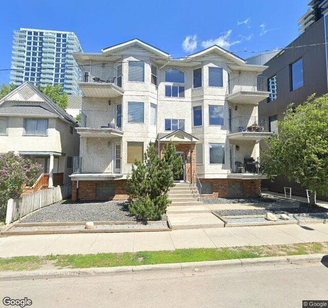 Street view of 2-1516 11 Avenue SW, Calgary