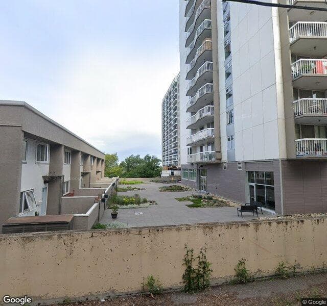 Street view of 1806-9835 113 Street NW, Edmonton
