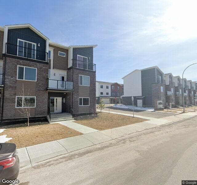 Street view of 110 Red Sky Villas NE, Calgary