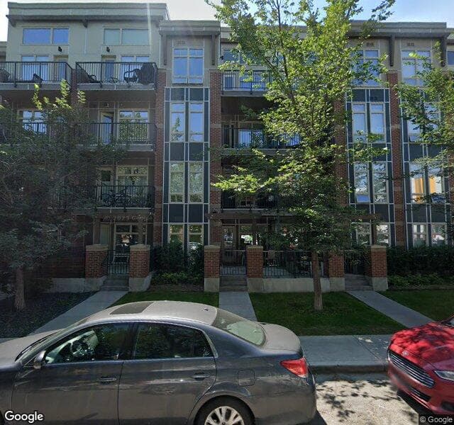 Street view of 214-323 20 Avenue SW, Calgary