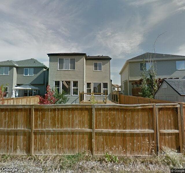 Street view of 64 Copperpond Terrace SE, Calgary