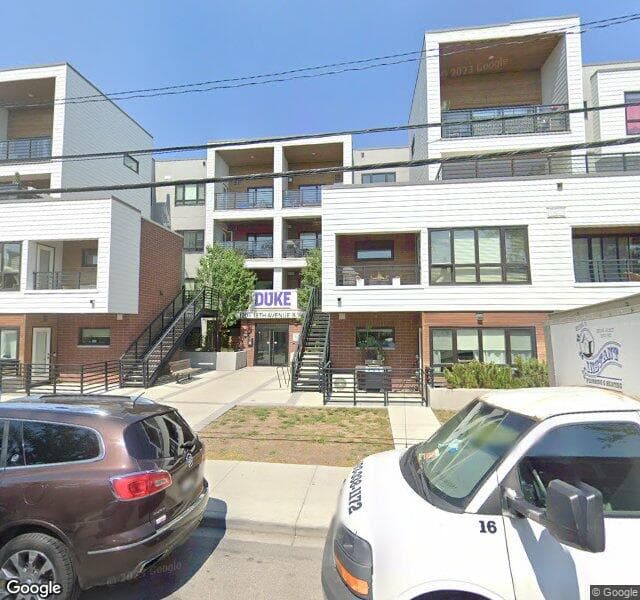 Street view of 120 18 Avenue SW, Calgary