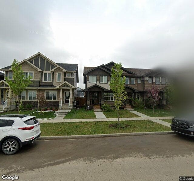 Street view of 374 Crystallina Nera Drive NW, Edmonton