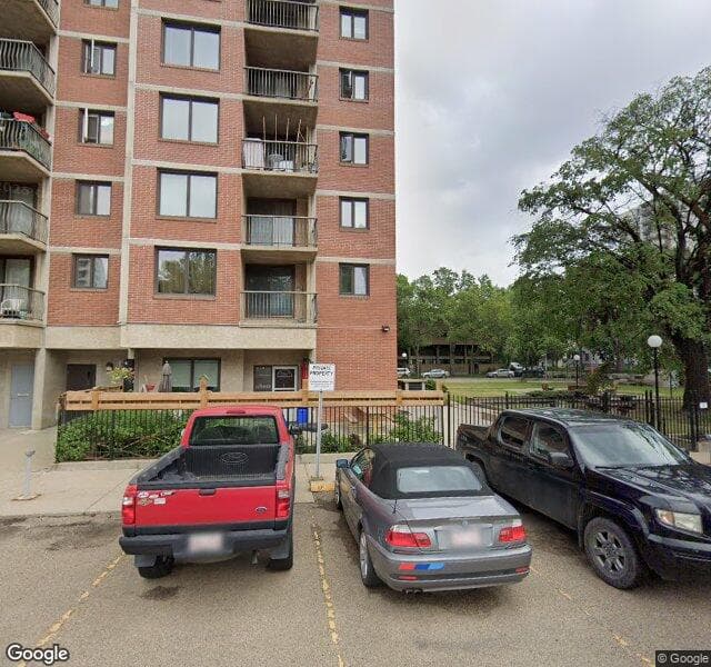 Street view of 903-9916 113 Street NW, Edmonton