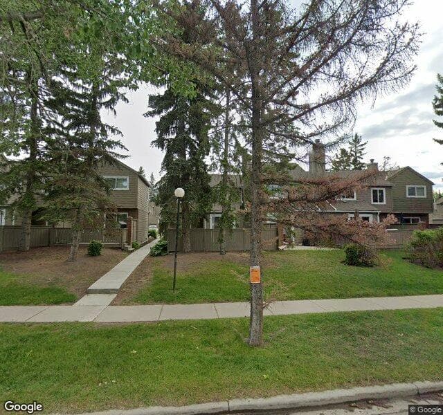 Street view of 1101-829 Coach Bluff Crescent SW, Calgary