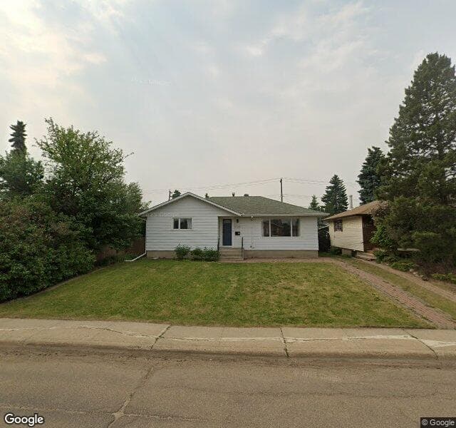 Street view of 5707 95 Avenue NW, Edmonton