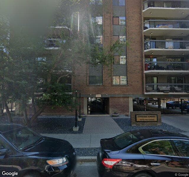 Street view of 537 14 Avenue SW, Calgary