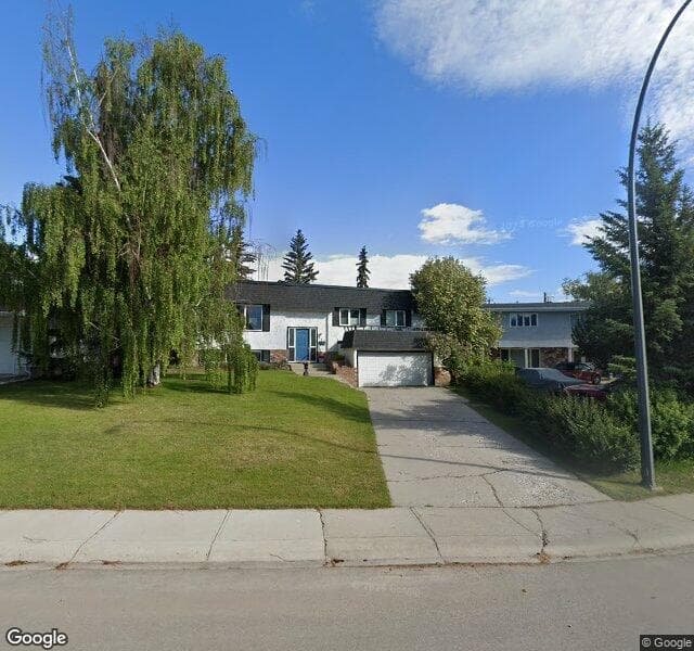 Street view of 47 Coleridge Crescent NW, Calgary