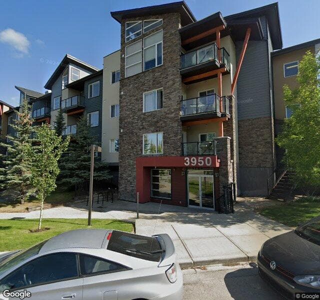 Street view of 210-3950 46 Avenue NW, Calgary