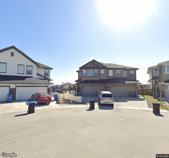 Street view of 25 Evansglen Mews NW, Calgary