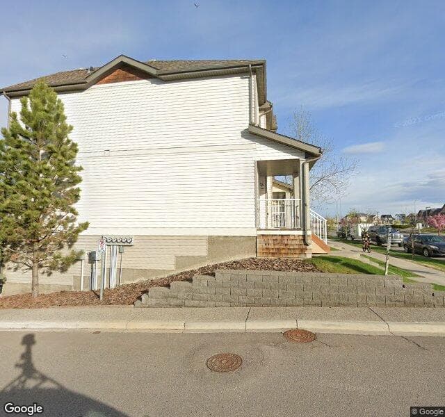 Street view of 300 Copperstone Cove SE, Calgary