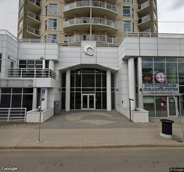 Street view of 1803-10388 105 Street NW, Edmonton
