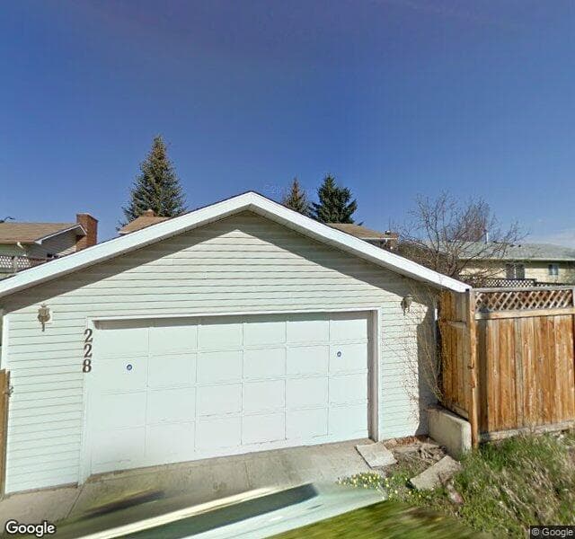 Street view of 228 Nottingham Road NW, Calgary