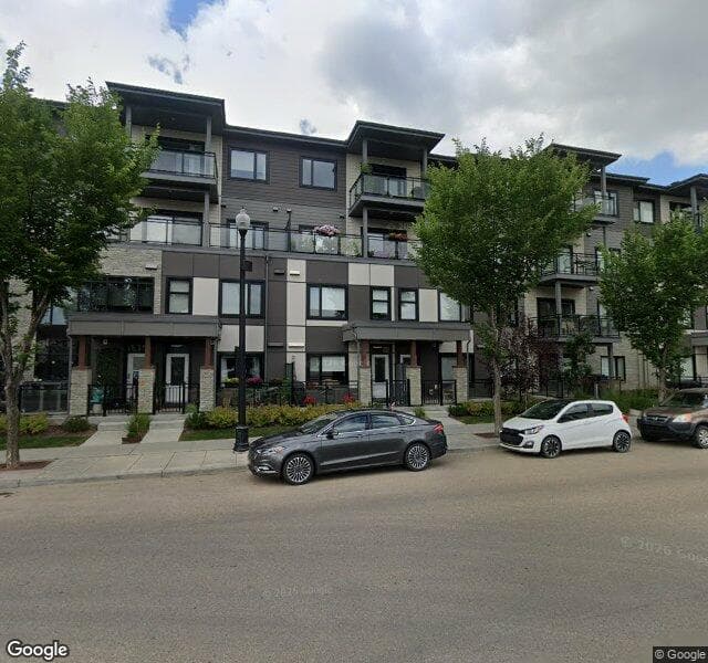 Street view of 119-524 Griesbach Parade NW, Edmonton