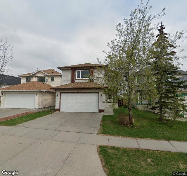 Street view of 9683 Hidden Valley Drive NW, Calgary