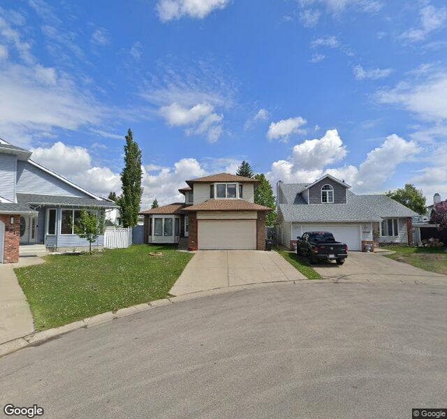 Street view of 8008 158 Avenue NW, Edmonton