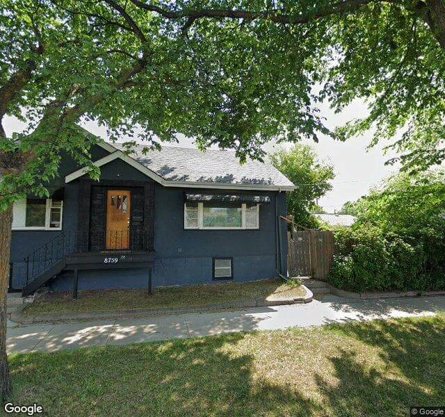 Street view of 8759 78 Avenue NW, Edmonton