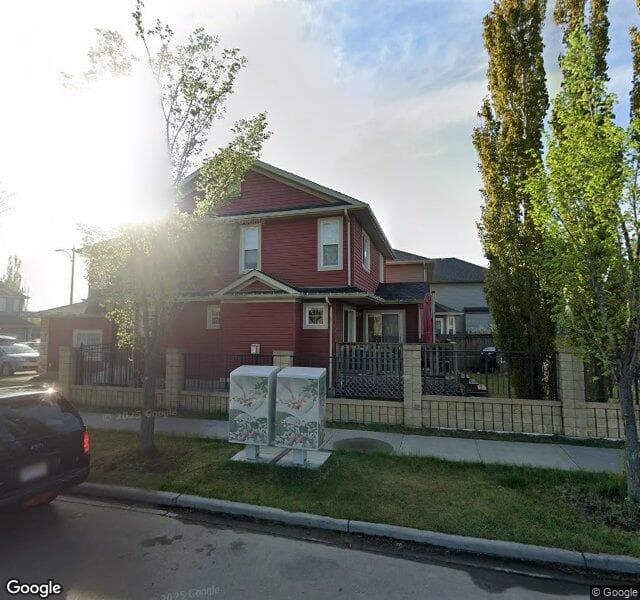 Street view of 8097 Shaske Drive NW, Edmonton