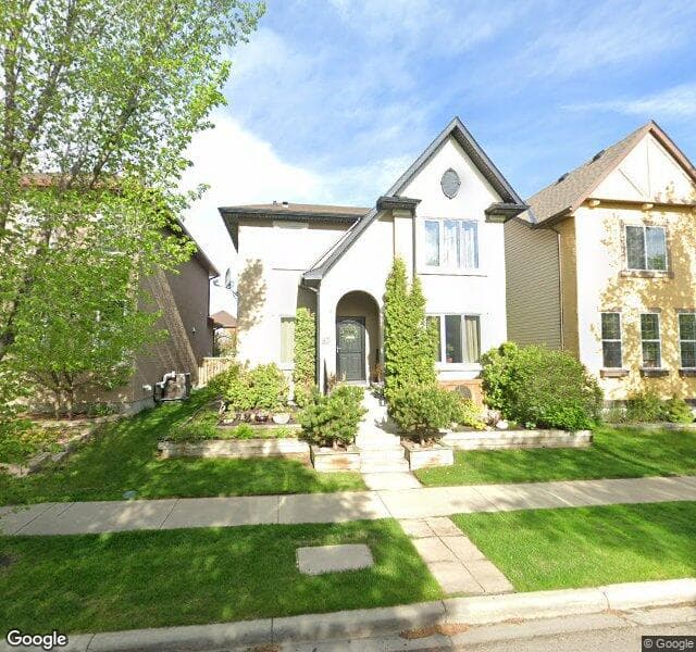 Street view of 87 Elgin Drive SE, Calgary