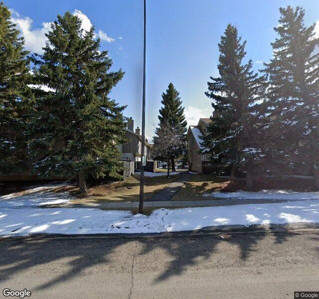 Street view of 85-2519 38 Street NE, Calgary
