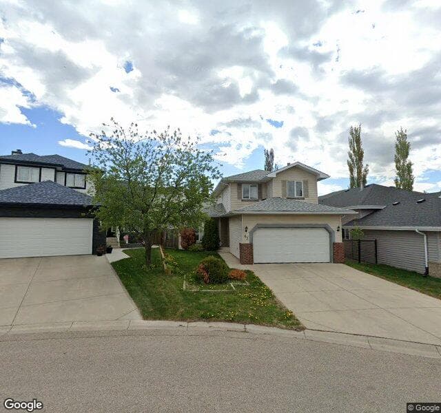 Street view of 63 Hawkmount Green NW, Calgary
