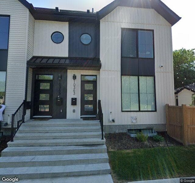 Street view of 10363 149 Street NW, Edmonton