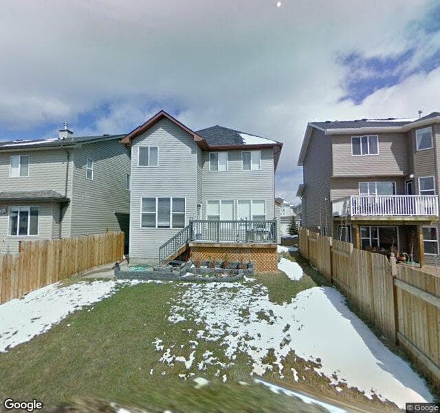 Street view of 305 Evanston View NW, Calgary