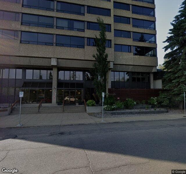 Street view of 203-9929 Saskatchewan Drive NW, Edmonton