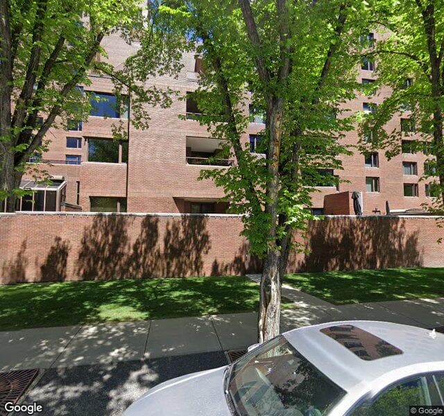 Street view of 500 Eau Claire Avenue SW, Calgary