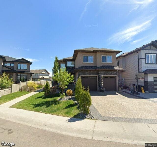 Street view of 16543 132 Street NW, Edmonton