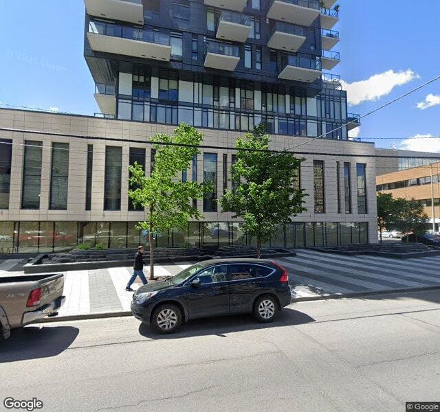 Street view of 605-1010 6 Street SW, Calgary