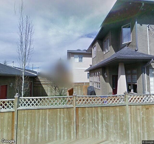 Street view of 2011 6 Avenue NW, Calgary