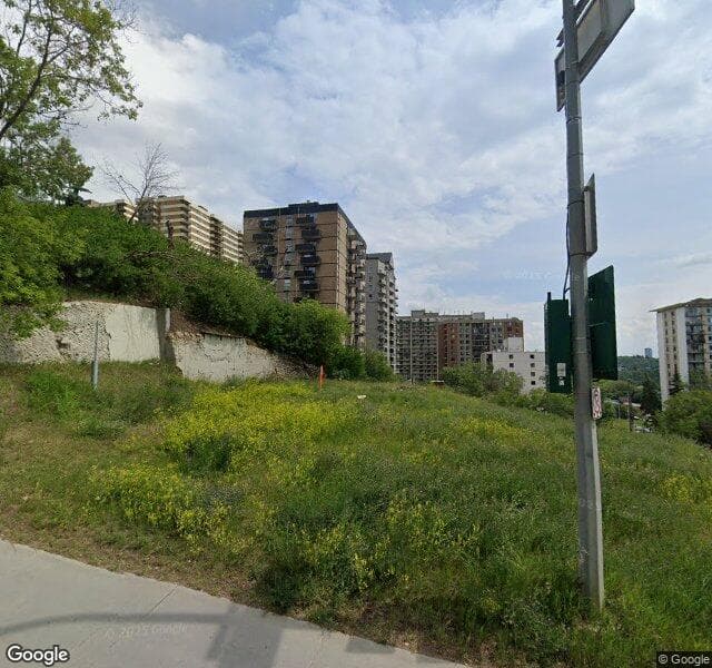 Street view of 9815 105 Street, Edmonton