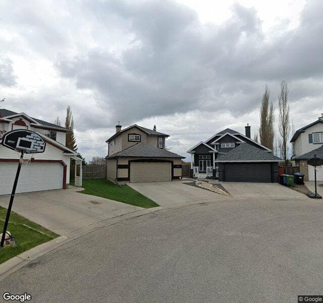 Street view of 418 Bridlecreek Green SW, Calgary