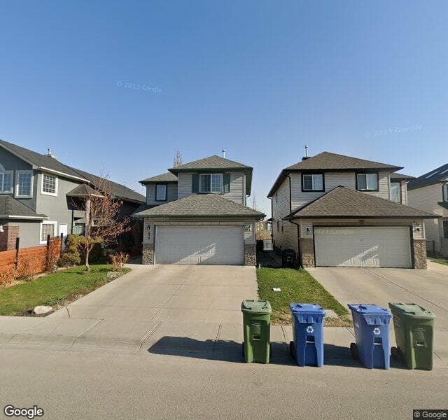 Street view of 626 Saddlecreek Way NE, Calgary