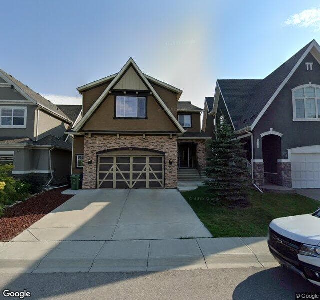 Street view of 258 Mahogany Place SE, Calgary