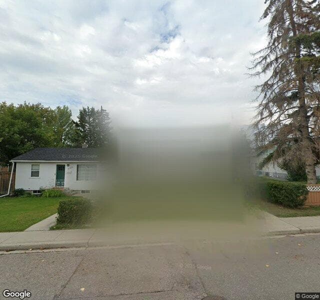 Street view of 4325 70 Street NW, Calgary