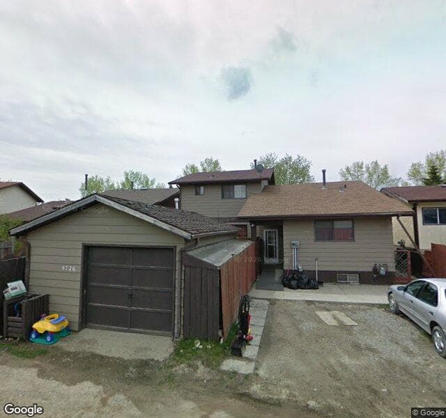 Street view of 4726 44 Avenue NE, Calgary