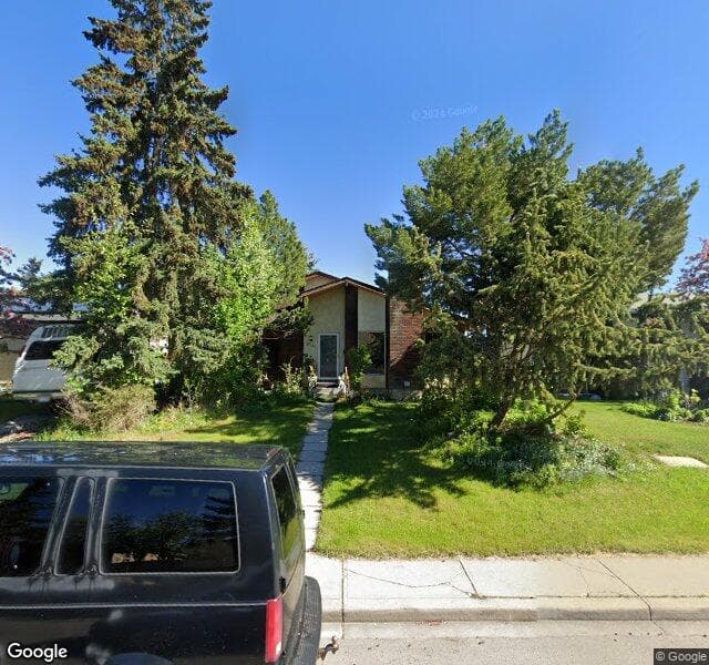Street view of 2524 106 Avenue SW, Calgary