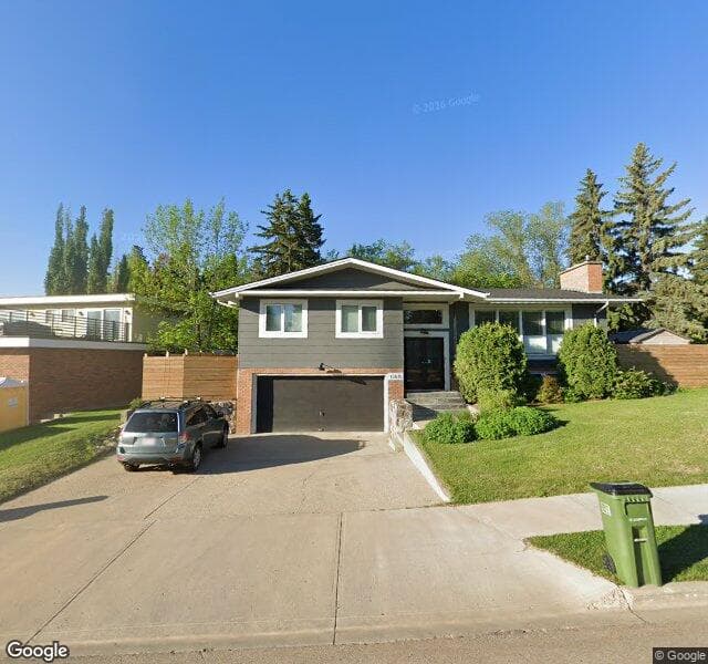 Street view of 13615 Buena Vista Road NW, Edmonton