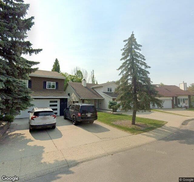 Street view of 4107 147 Street NW, Edmonton