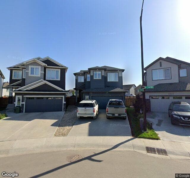 Street view of 17551 64 Street NW, Edmonton