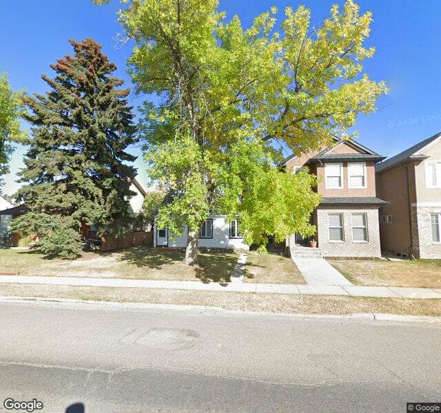 Street view of 2114 5 Avenue NW, Calgary