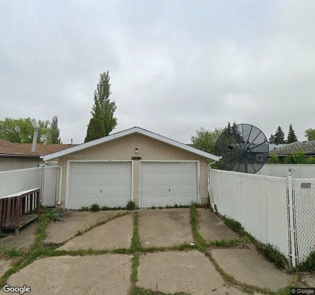 Street view of 15015 95 Street NW, Edmonton