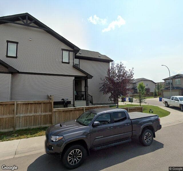 Street view of 99 Brightoncrest Point SE, Calgary