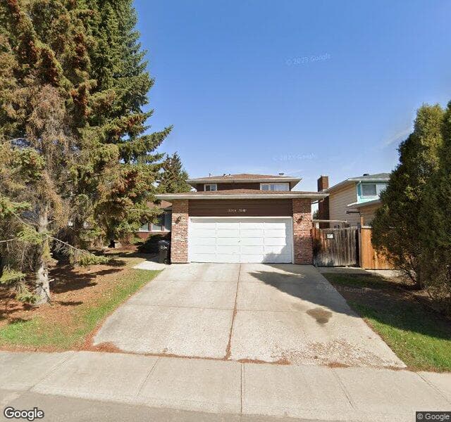 Street view of 18316 78 Avenue NW, Edmonton