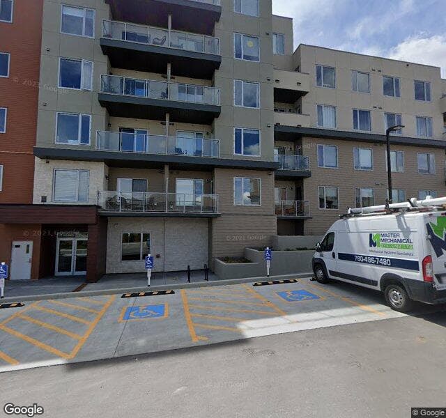 Street view of 206-71 Shawnee Common SW, Calgary