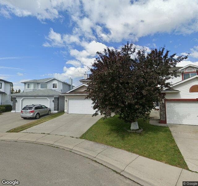 Street view of 100 Applemont Close SE, Calgary