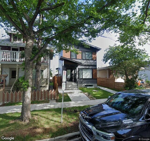 Street view of 9632 #1 AND #2 110 Avenue, Edmonton
